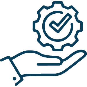 business financial approval icon